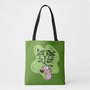Courage the Cowardly Dog Now What Do I Do? Tote Bag