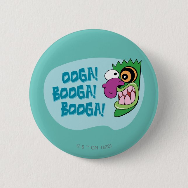 Courage the Cowardly Dog | Ooga Booga Booga! 2 Inch Round Button (Front)