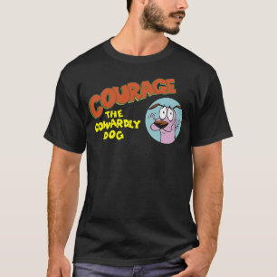 Courage the Cowardly Dog Retro Vintage Portrait & T-Shirt