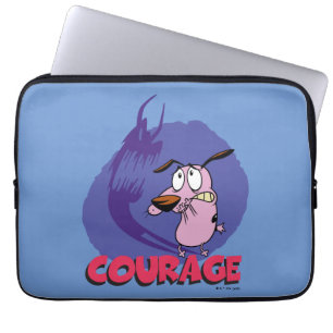 Courage the Cowardly Dog Shadow Graphic Laptop Sleeve