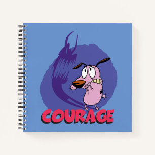 Courage the Cowardly Dog Shadow Graphic Notebook