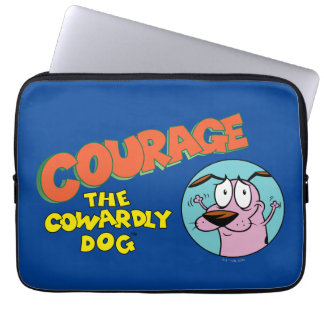 Courage the Cowardly Dog | Show Logo Laptop Sleeve
