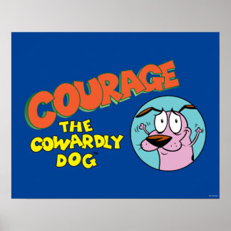 Courage the Cowardly Dog | Show Logo Poster