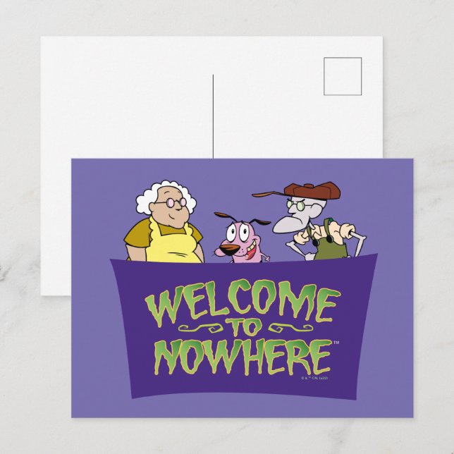 Courage the Cowardly Dog | Welcome To Nowhere Postcard (Front/Back)