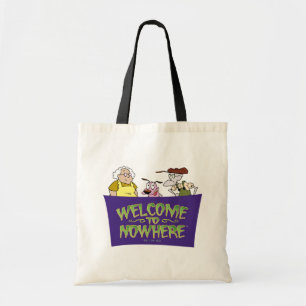 Courage the Cowardly Dog Welcome To Nowhere Tote Bag