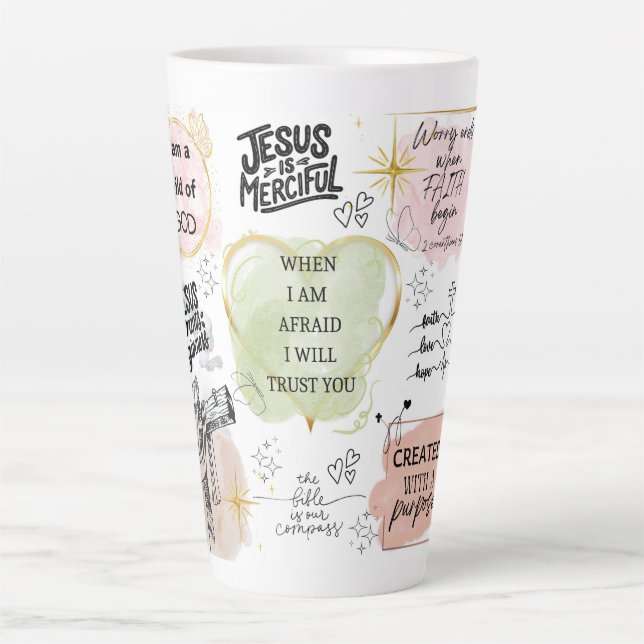 Courageous Comfort Latte Mug (Front)