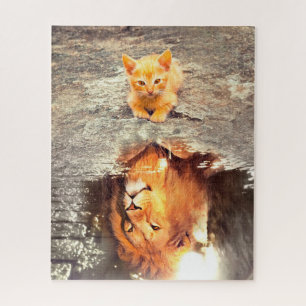 Courageous Kitty Jigsaw Puzzle