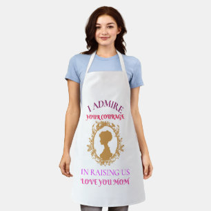 courageous mom apron