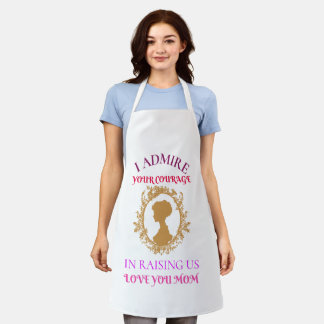 courageous mom apron