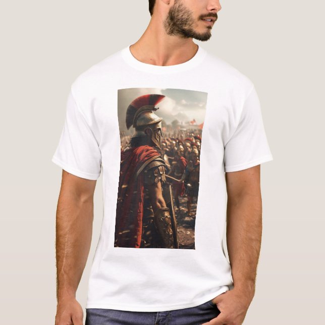 Courageous Spartans: The Ultimate Sacrifice T-shir T-Shirt (Front)