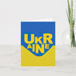 Courageous Ukraine War Memorial Card
