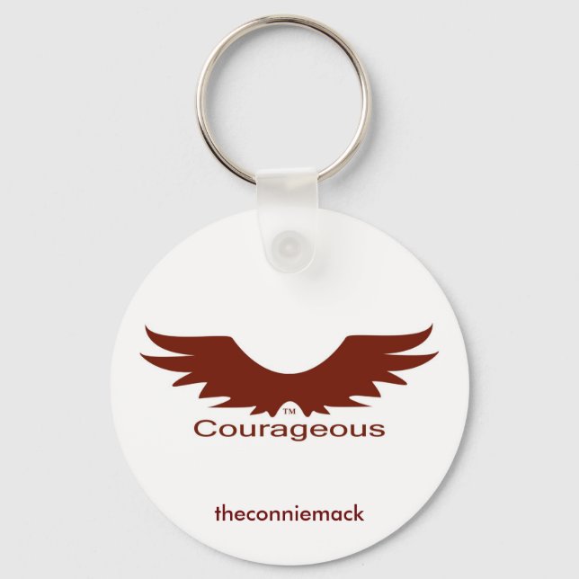 Courageous Wings Keychain (Front)