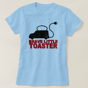 Courageux peu de T-shirt de grille-pain