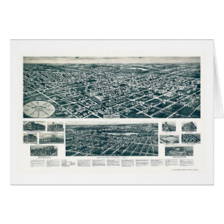 Courant de vallée, carte panoramique de NY - 1924