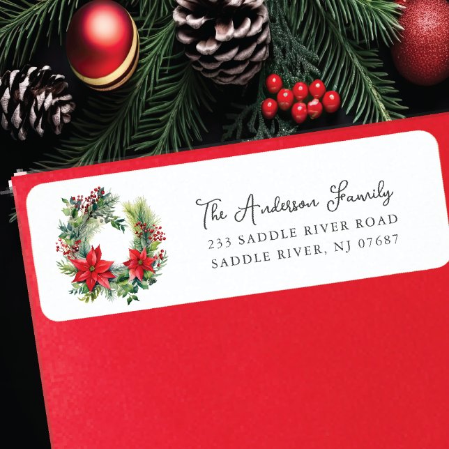 Courbe de fleurs rouge Poinsettia (Créateur téléchargé)