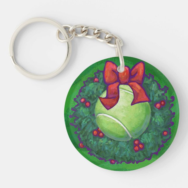 Courbe de Noël de Tennis Ball sur Green (Devant)
