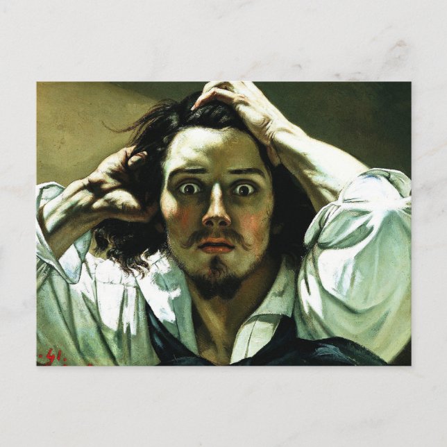 Courbet La Carte Postale De L'Homme Désespéré (Devant)
