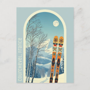 Courchevel France vacances ski Carte postale