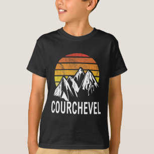 Courchevel Les Trois Vallees France Ski Snowboardi T-Shirt