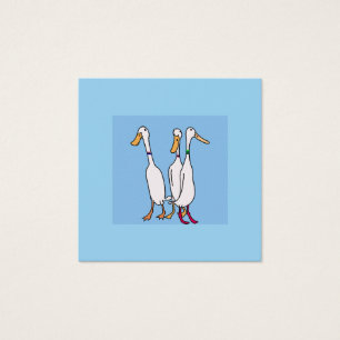 Coureur canards mignons canards de dessin animé