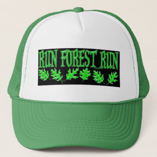 Courez le casquette de course de forêt