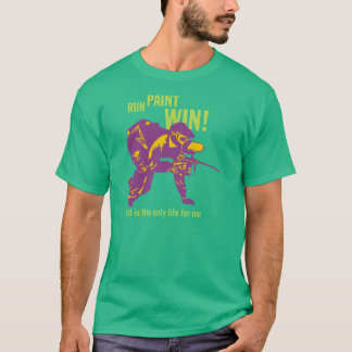 Courez… Peignez… Victoire ! T-shirt de Paintball
