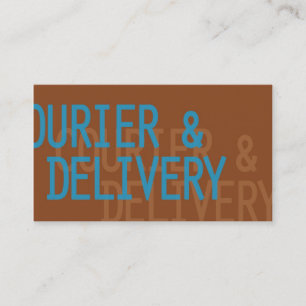 Courier/Delivery Service Business Card