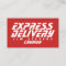 Courier delivery services red white