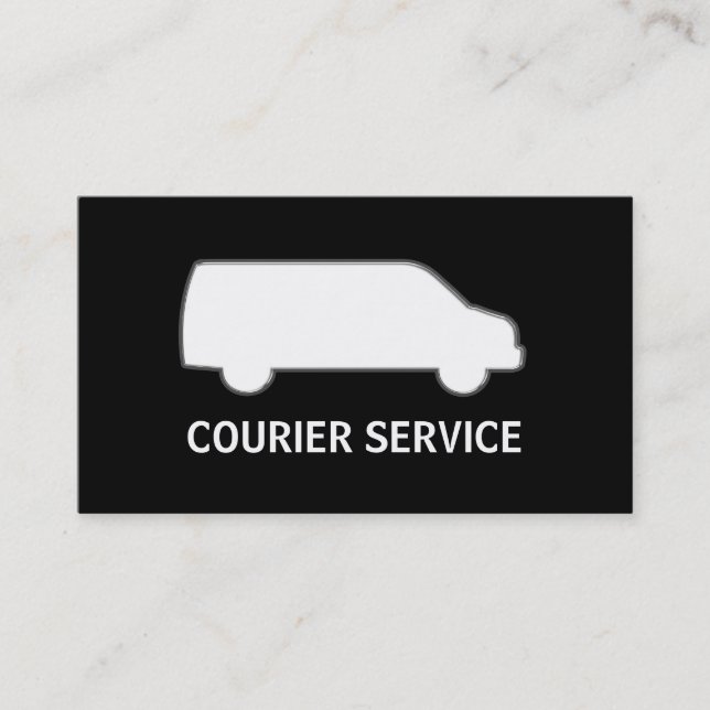 Courier Service Business Cards (Front)