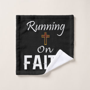 Courir sur le coureur de la foi