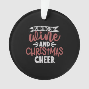 Courir Sur Le Vin Et Noël Cheer Vin De Noël