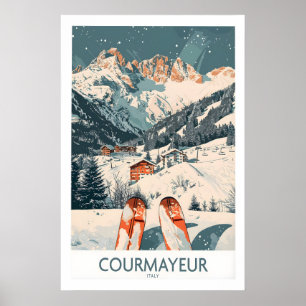 Courmayeur Print Italy 1