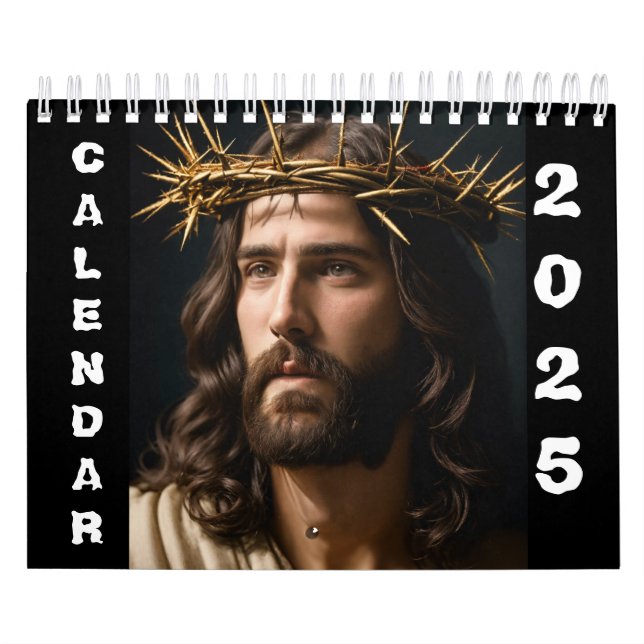 Couronné dans la table de Grace Jesus Calendrier (Protection)