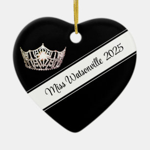 Couronne d'argent et ornement de ceinture Miss Ame