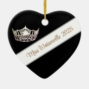 Couronne d'argent et ornement de ceinture Miss Ame
