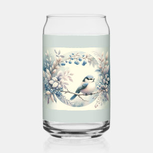 Couronne de baies de merlebleu d'hiver