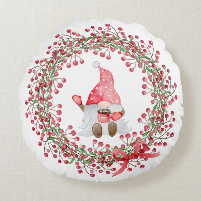 Couronne de cacao Gnome - Coussin double face (Devant)