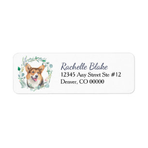 Couronne de Cardigan Welsh Corgi Chien Adresse de