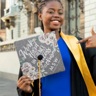 Couronne de chapeau de fin d'études personnalisée 
