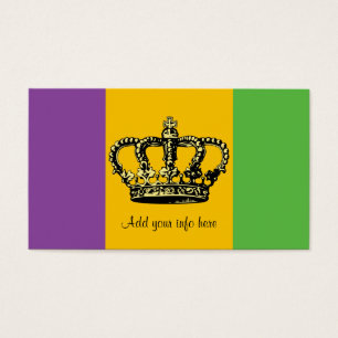 Couronne de drapeau de mardi gras