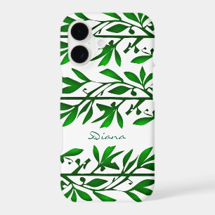 Couronne de feuilles de verdure personnalisée