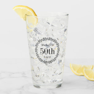 Couronne de feuilles en verre personnalisée pour 5