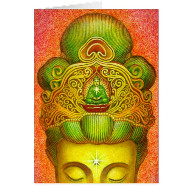 Couronne de Kuan Yin de déesse (Devant)