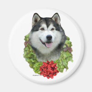 Couronne de malamute de l'Alaska - Magnet