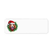 Couronne de Noël beagle