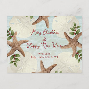 Couronne de plage Dollars de sable Carte postale d