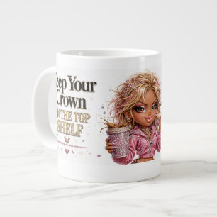 Couronne de Reine de 16 ans Rose Sassy Mug à Café