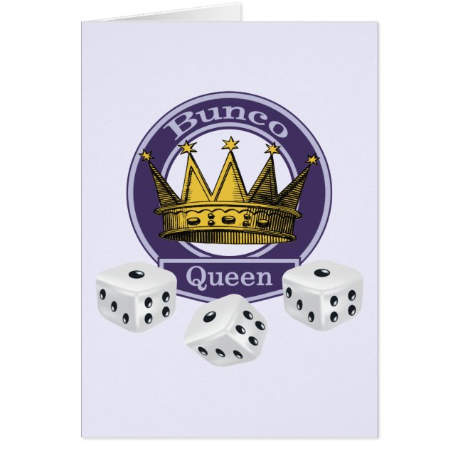 Couronne et matrices de la Reine de Bunco (Devant)
