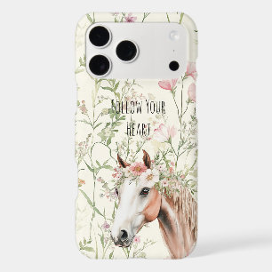 Couronne florale de cheval