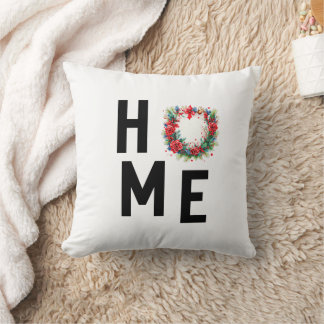couronne moderne, maison de Noël lancer oreiller